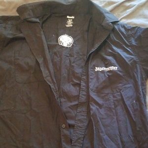 Jagermeister collared short sleeve shirt